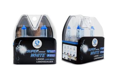 2er Set H11 55W Xenon Style Look Lampen Weiß Halogen Birnen Autolampe GLÜHBIRNEN